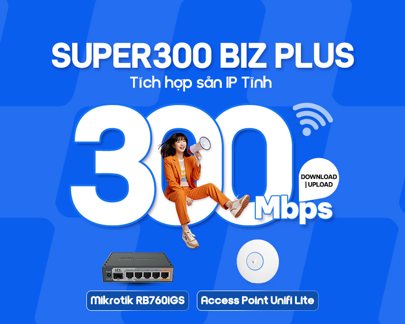 Gói cước Super300 Biz Plus