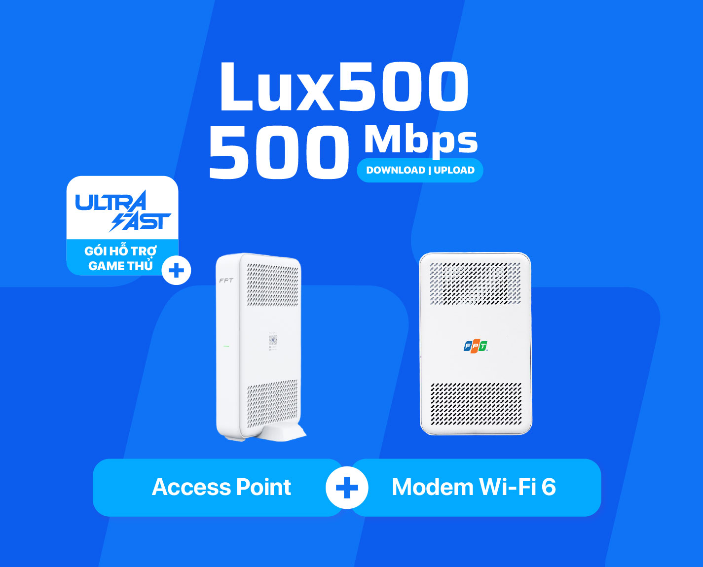 Gói cước internet LUX500 FPT