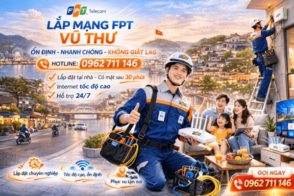 Lắp mạng FPT Vũ Thư Thái Bình